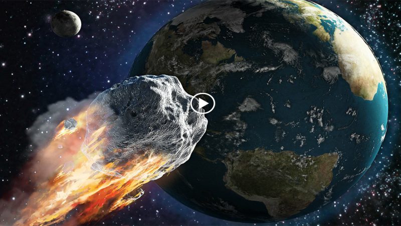 The newly discovered asteroid flies closer to Earth than the Moon.