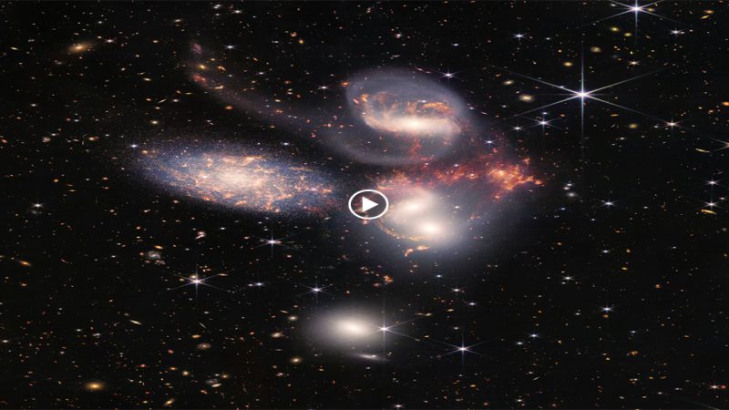 Amazing Galaxies Collision Recorded in the Lens of the Webb Telescope