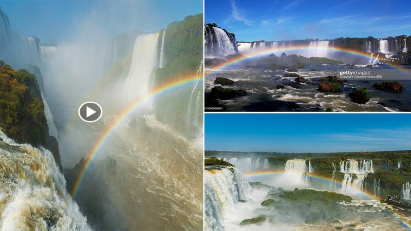 “Iguazu Falls: A Magnificent Natural Wonder on the Border of Brazil and Argentina”